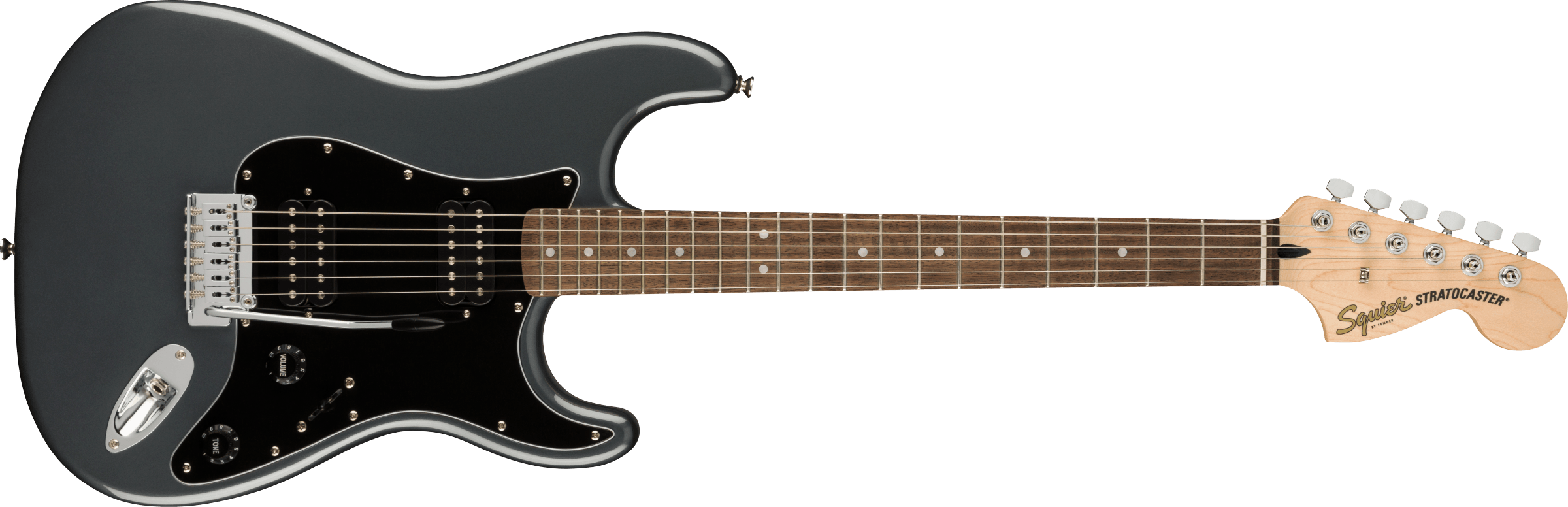 Squier Series Stratocaster HH Charcoal Frost Metallic